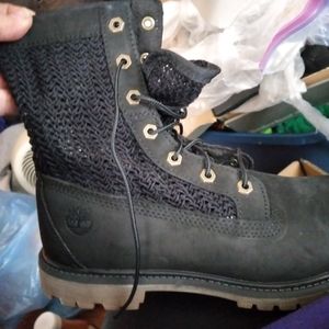 Sz 10 timberland mesh woman's boots